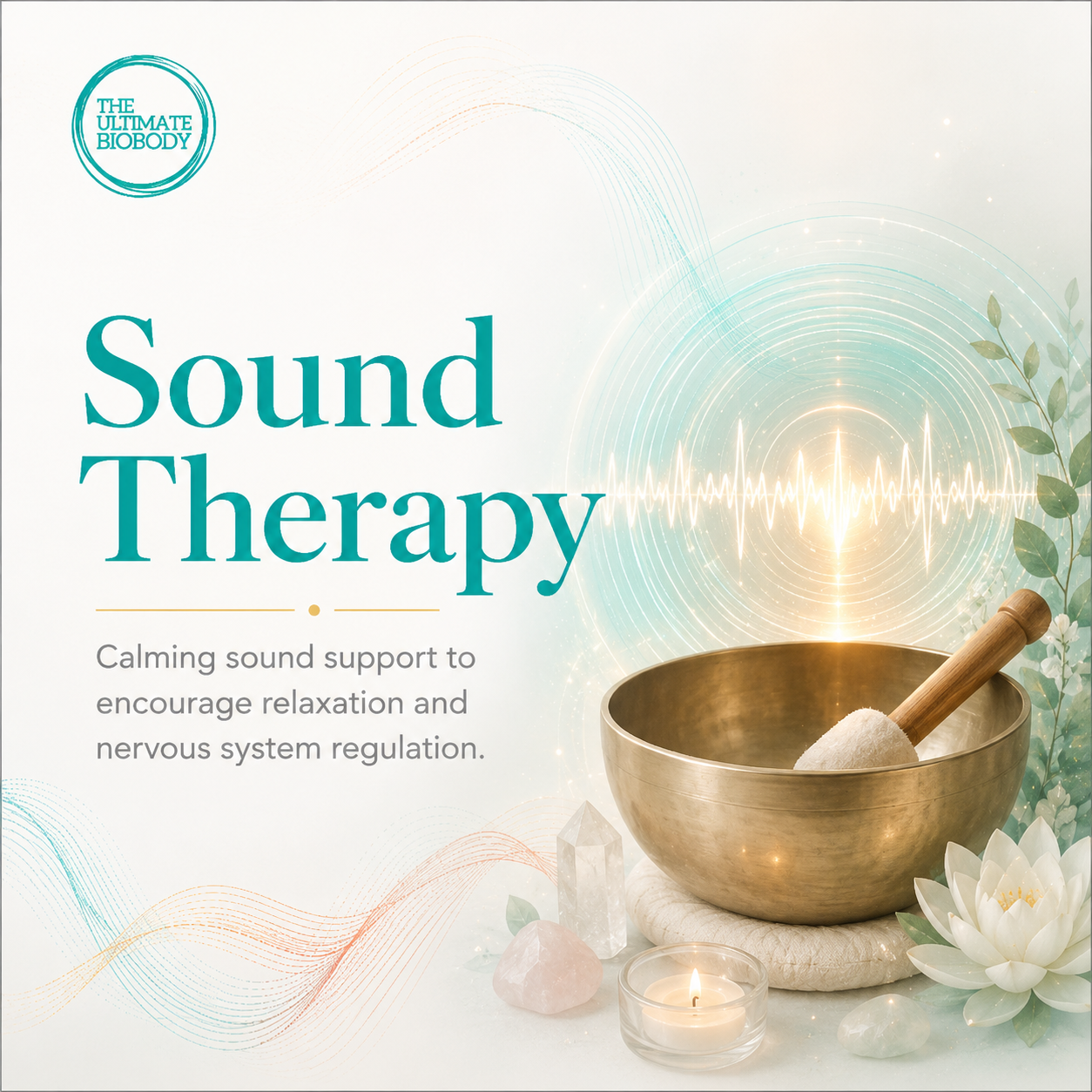 Sound therapy for relaxation and nervous system support